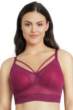 Mia Dot Longline Bralette Blackberry