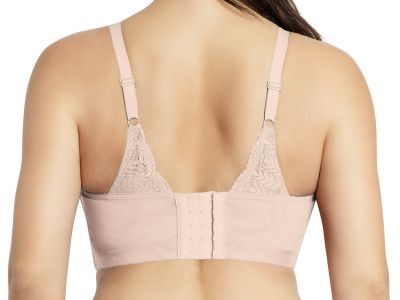 Parfait Lingerie Mia Lace Longline Bralette Bare Non-wired, bralette with removable cup padding. 65-95, D-H P5951-BAE