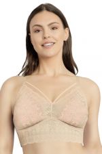 Mia Lace Longline Bralette Bare