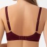 Gorsenia Mila UW Soft Bra Burgundy-thumb Underwired, non-padded stretch lace bra. 65-95, D-M K956-deep-red