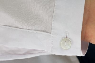Urkye Minimal Long Sleeved Button Up Shirt White Tight-fitting, formed button up shirt with long sleeves 36-46 1/2 & 1/3 KO-006-BIA-2021