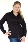 Minimal Long Sleeved Button Up Shirt Black