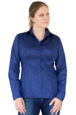 Minimal Long Sleeved Button Up Shirt Navy