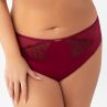 Gorsenia Mira Briefs Burgundy-thumb Midi briefs with medium high waist. L/40 - 4XL/48 K943-deep-red