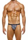 Modus Vivendi Animal thong zebra-thumb Thong 95% Viscose, 5% Elastan S-XL 14919_zebra