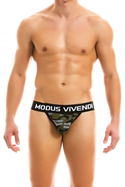 Modus Vivendi Camo Tanga brief khaki Tanga brief 95% Cotton, 5% Elastan S-XL 10914