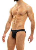 Glam sparkle tanga brief black