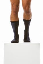 Half'n'half Socks black and blue