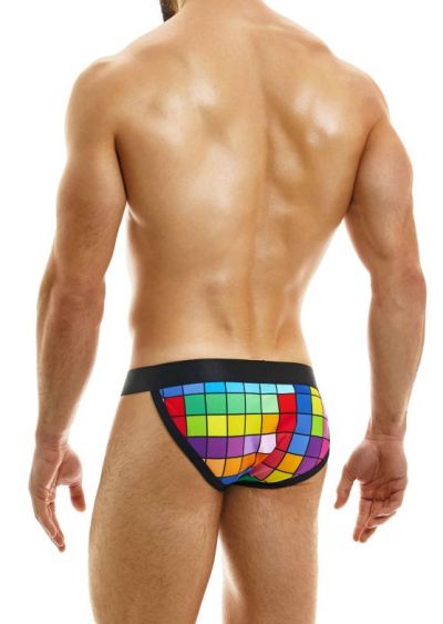 Modus Vivendi Inclusive Tanga brief checkered Tanga brief 95% Polyester, 5% Elastane S-XL 08315