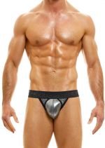 King cheetah tanga brief gun metal