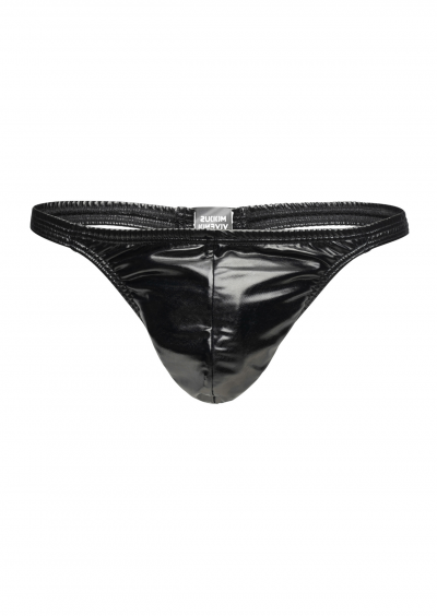 Modus Vivendi Latex thong black Thong 100% Polyester S-XL 11212