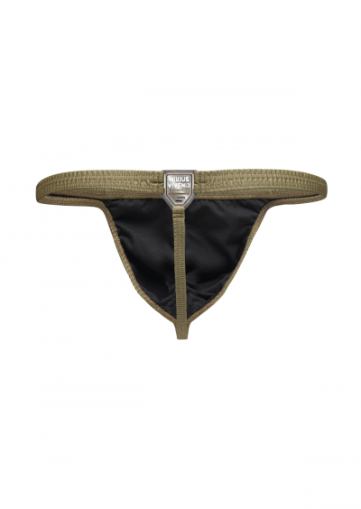 Modus Vivendi Leather legacy thong khaki Thong 100% Polyester S-XL 11117