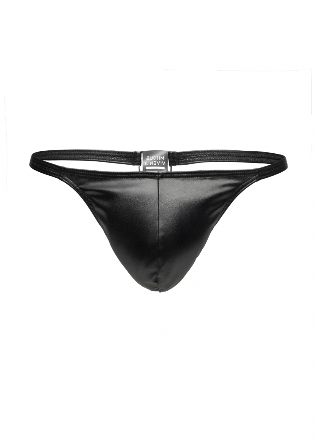Modus Vivendi Leather look thong black | men's underwear HerMan's