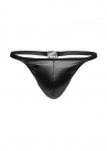 Modus Vivendi Leather look thong black-thumb Thong 100% Polyester S-XL 20516