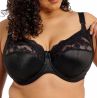 Elomi Molly UW Nursing Bra - Black-thumb Underwired, soft cup nursing bra with moisture wicking properties 70-100, G-P EL4542-BLK