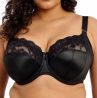 Elomi Molly UW Nursing Bra - Black-thumb Underwired, soft cup nursing bra with moisture wicking properties 70-100, G-P EL4542-BLK