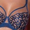 Ava Lingerie Monarch Soft Bra Cobalt-thumb Underwired, soft cup bra with wiring. 65-105, D-L AV2057-CBT