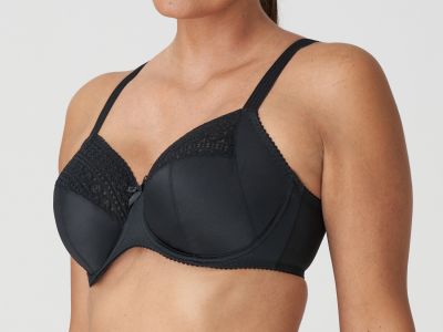 PrimaDonna Montara UW Full Cup Bra Black D-H Underwired, non-padded full cup bra with side support. 70-110, D-H 0163380-ZWA