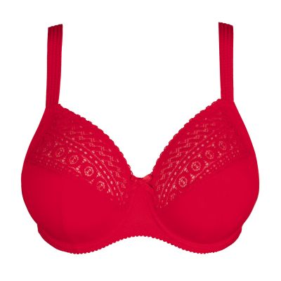 PrimaDonna Montara UW Full Cup Bra True Red Underwired, non-padded full cup bra with side support. 70-110, D-M 01633-80/85-TRR