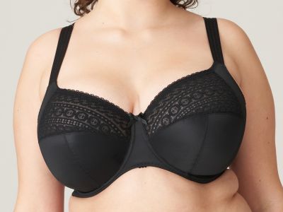 PrimaDonna Montara UW Full Cup Bra Black I-M Underwired, non-padded full cup bra with side support. 70-100, I-M 0163385-ZWA