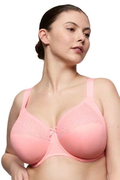 PrimaDonna Montara UW Full Cup Bra Pink Parfait Underwired, non-padded full cup bra with side support. 70-110, D-M 01633-80/85-PPF