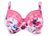Elomi Morgan UW Banded Bra Pink Floral-thumb Underwired, non-padded banded bra in full cup 70-100, E-O EL4110-PIL