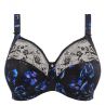 Elomi Morgan UW Banded Bra Twilight-thumb Underwired, non-padded banded bra in full cup 70-100, E-O EL4110-TWT