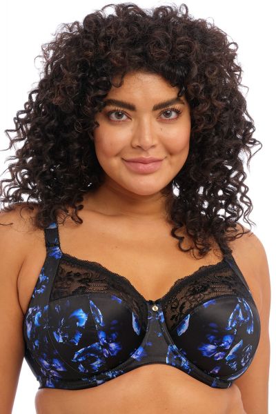 Elomi Morgan UW Banded Bra Twilight Underwired, non-padded banded bra in full cup 70-100, E-O EL4110-TWT