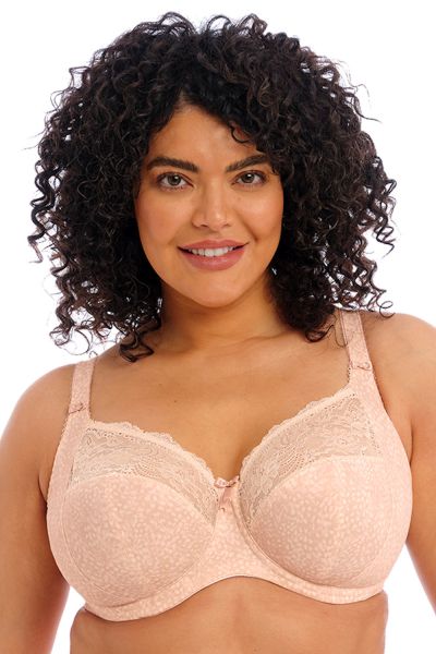 Elomi Morgan UW Banded Bra Cameo Rose Underwired, non-padded banded bra in full cup 70-100, E-O EL4110-CRO