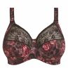 Elomi Morgan UW Full Cup Bra Dark Romance-thumb Underwired, non-padded banded bra in full cup. 70-105, E-R EL4110-DAE