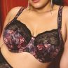 Elomi Morgan UW Full Cup Bra Dark Romance-thumb Underwired, non-padded banded bra in full cup. 70-105, E-R EL4110-DAE