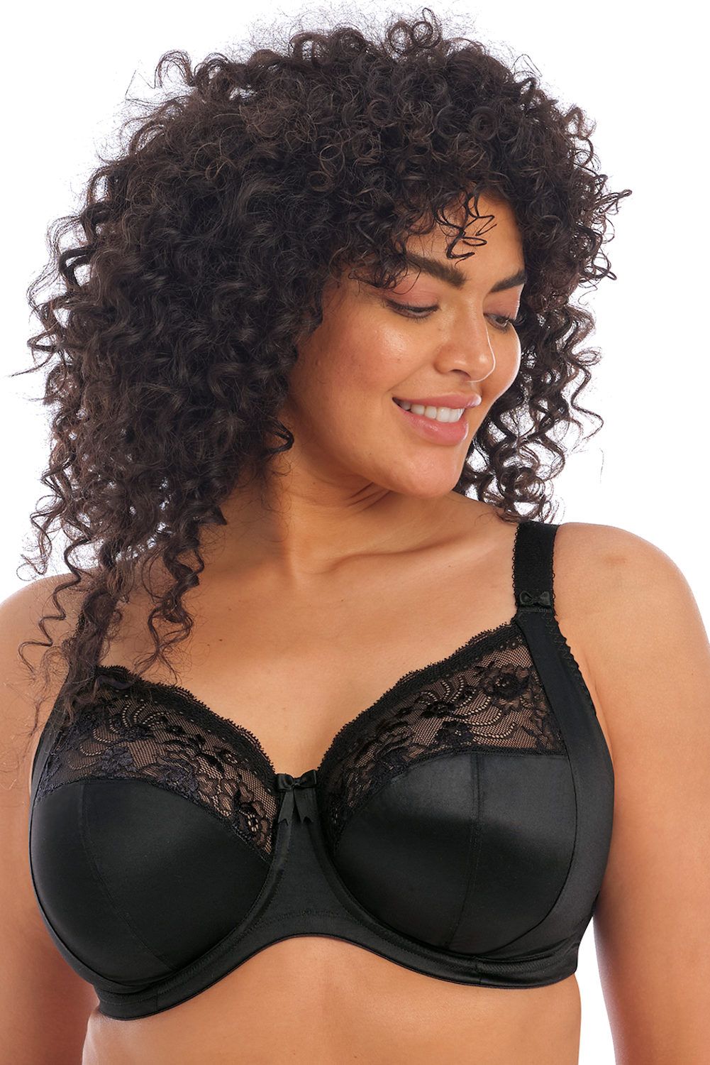 Elomi Morgan UW Banded Bra Black  Lumingerie bras and underwear for big  busts