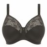 Elomi Morgan UW Banded Bra - Black-thumb Underwired, non-padded banded bra in full cup 70-105, E-R EL4111-BLK