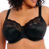 Elomi Morgan UW Banded Bra - Black-thumb Underwired, non-padded banded bra in full cup 70-105, E-R EL4111-BLK