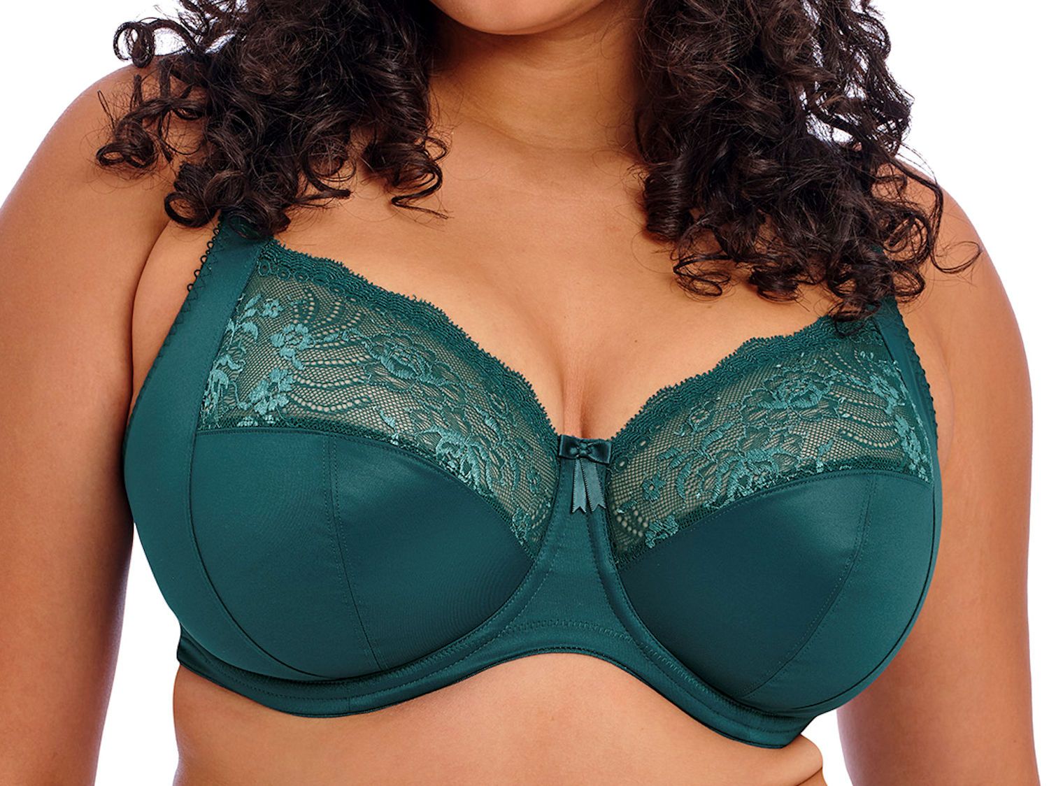 Elomi Morgan UW Banded Bra Deep Teal  Lumingerie bras and underwear for  big busts