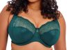 Elomi Morgan UW Banded Bra Deep Teal-thumb Underwired, non-padded banded bra in full cup. 70-100, E-O EL4111-DAL