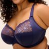 Elomi Morgan UW Banded Bra - Midnight-thumb Underwired, non-padded banded bra in full cup. 70-100, E-O EL4111-MIH