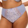 Elomi Morgan High Leg Brief - Blue Leopard-thumb Normal high waist, high cut legs. M/40 - 4XL/50 EL4118-BEO