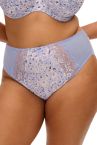 Elomi Morgan High Leg Brief - Blue Leopard-thumb Normal high waist, high cut legs. M/40 - 4XL/50 EL4118-BEO