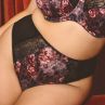 Elomi Morgan High Leg Brief Dark Romance-thumb Normal high waist, high cut legs. M/40 - 4XL/50 EL4118-DAE