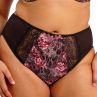 Elomi Morgan High Leg Brief Dark Romance-thumb Normal high waist, high cut legs. M/40 - 4XL/50 EL4118-DAE
