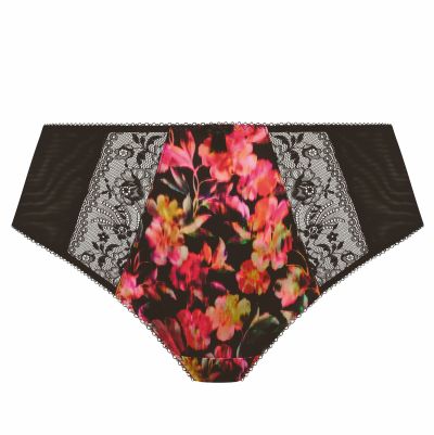 Elomi Morgan High Leg Brief - Hot House Normal high waist, high cut legs. M/40 - 4XL/50 EL4118-HOU