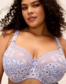 Elomi Morgan UW Full Cup Bra - Blue Leopard-thumb Underwired, non-padded banded bra in full cup. 70-105, E-R EL4110-BEO