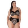 Elomi Morgan UW Banded Bra Ocelot-thumb Underwired, non-padded banded bra in full cup 70-100, E-O EL4110-OCT