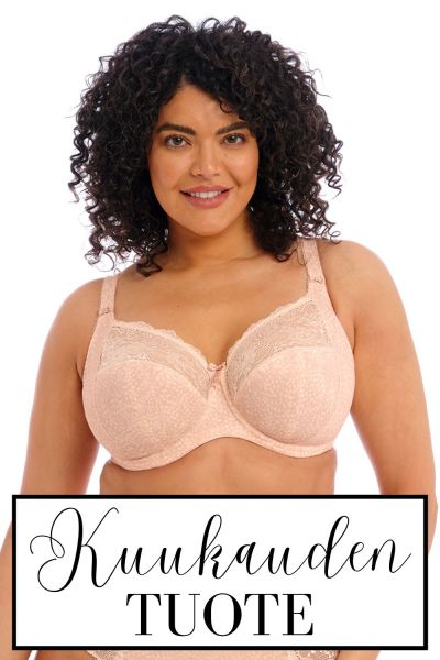 Elomi Morgan UW Banded Bra Cameo Rose Underwired, non-padded banded bra in full cup 70-100, E-O EL4110-CRO