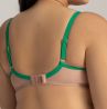 Ava Lingerie Moss UW Soft Bra Green-thumb Underwired, soft cup mesh bra with embroidery. 65-105, D-L AV2161-GRE