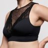 PrimaDonna Naica NW Soft Bralette - Black-thumb Non-wired, non-padded, full cup lace bralette. 70-95, D-G 0163596-ZWA