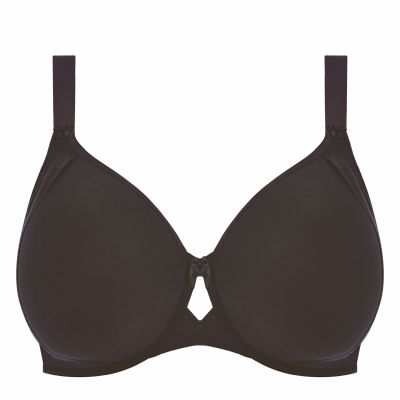Elomi Nerina UW Moulded Spacer Bra Black Underwired, seamless spacer t-shirt bra. 75-105, E-L EL302710-BLK