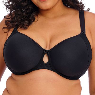 Elomi Nerina UW Moulded Spacer Bra Black Underwired, seamless spacer t-shirt bra. 75-105, E-L EL302710-BLK