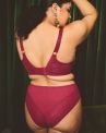Elomi Nerina UW Stretch Plunge Bra Rouge-thumb Underwired, full cup plunge bra with flat stretch lace. 70-100, E-N EL302734-ROG